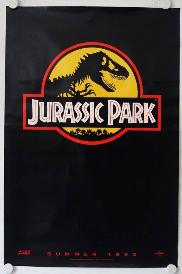 Jurassic Park originales US Onesheet Filmplakat
